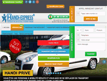 Tablet Screenshot of handi-express.fr